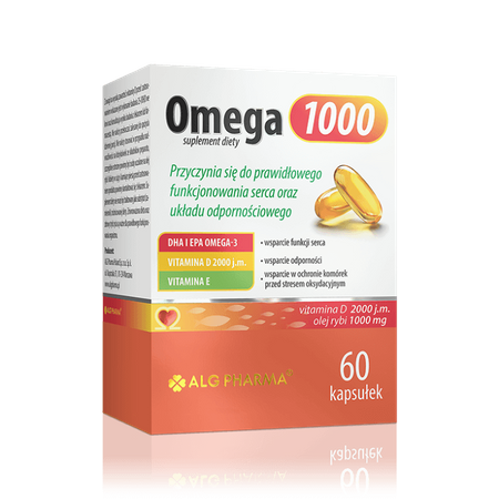 OMEGA 1000 60KAPSUŁEK (ALG PHARMA) Tabletka.pl
