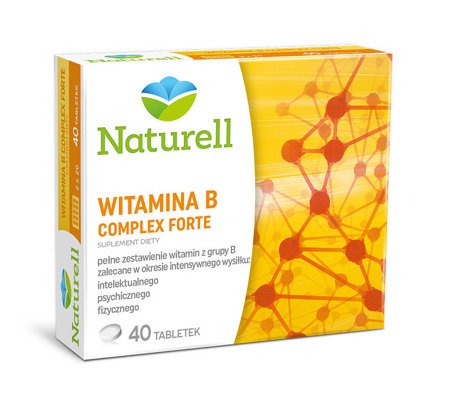 NATURELL WITAMINA B COMPLEX FORTE 40TABLETEK | Tabletka.pl