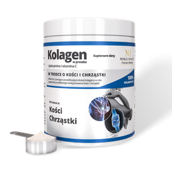 NOBLE HEALTH KOLAGEN+GLUKOZAMINA I WITAMINA C PROSZEK 100G