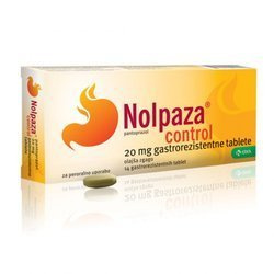 NOLPAZA CONTROL 20MG 14 TABLETEK DOJELITOWYCH