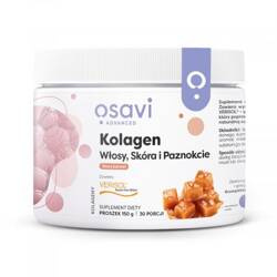 Osavi  Kolagen Włosy, Skóra i Paznokcie, proszek, słony karmel, 150 g