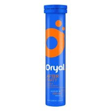 Oryal  After Party, elektrolity, 18 tabletek musujących
