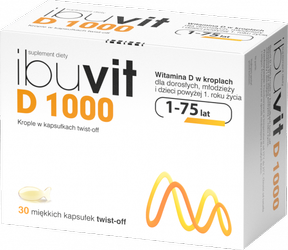 Ibuvit D 1000 30 kapsułek twist off