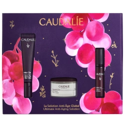 Zestaw Caudalie Premier Cru kem pod oczy 15 ml + serum do twarzy 10 ml + krem do twarzy 15 ml