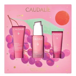 Caudalie VinoHydra Zestaw, serum 30 ml+krem sorbet 15 ml+żel myjący 30 ml