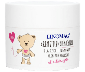 Linomag, krem z tlenkiem cynku dla dzieci, 50 ml , data wazności 28.02.26