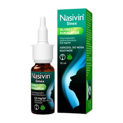Nasivin Sinex Aloes i Eukaliptus, spray do nosa, 15 ml