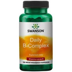 SWANSON DAILY B-COMPLEX, witaminy B,100KAPSUŁEK