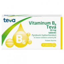 VITAMINUM B6 TEVA 50MG 50 TABLETEK
