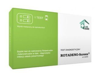 TEST ROTADENO-SCREEN, ROTAWIRUSY, badaj się sam,  1SZTUKA