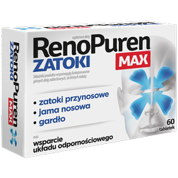 RENOPUREN ZATOKI MAX 60TABLETEK