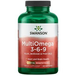 SWANSON MULTIOMEGA 3-6-9 120 KAPSUŁEK