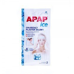 Apap Ice, żelowy plaster chłodzący, 2 sztuki