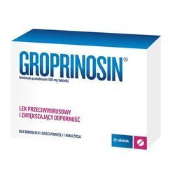 Groprinosin 500 mg 20 tabletek