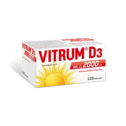 Vitrum D3 2000 j.m.120 kapsułek