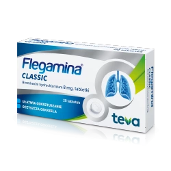 Flegamina Classic 8 mg 20 tabletek