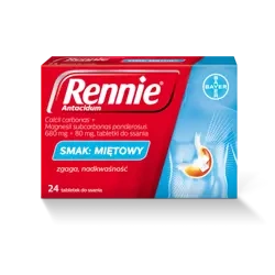 RENNIE ANTACIDUM 24TABLETKI DO SSANIA