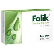 Folik, kwas foliowy, 30 tabletek