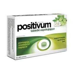 Positivum tabletki uspokajające, 180 sztuk