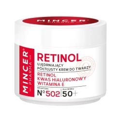 Mincer Retinol 50+, ujędrniający, półtłusty krem do twarzy, 50 ml