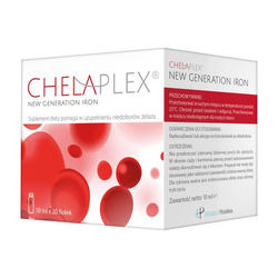 Chelaplex, żelazo w płynie, 10 ml x 20 fiolek