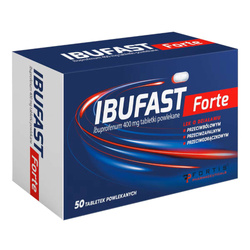 Ibufast Forte 400 mg 50 tabletek
