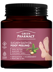 Green Pharmacy, Peeling cukrowo-solny do stóp, 300 ml