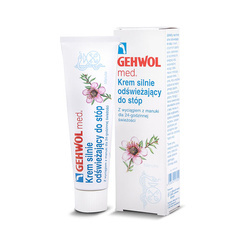 Gehwol Med, krem do stóp silnie odświeżający, 125 ml
