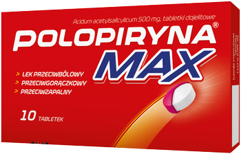 Polopiryna Max 500 mg 10 tabletek