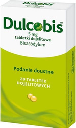 Dulcobis 5 mg, 20 tabletek (import)