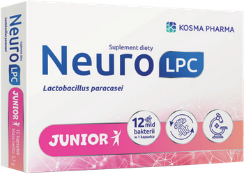 NeuroLPC Junior, psychobiotyk na dobry nastój, 20 kapsułek