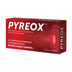 Pyreox 500 mg 12 tabletek