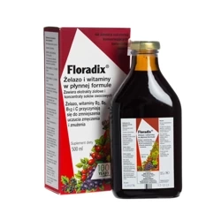 Floradix Żelazo i witaminy płyn 500 ml