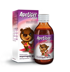 Apetizer Junior, syrop malinowo-porzeczkowy, 100 ml