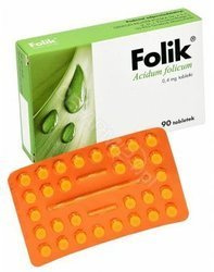 Folik, kwas, foliowy, 90 tabletek