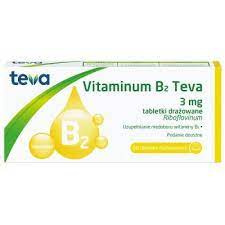 VITAMINUM B2 TEVA 3MG 50TABLETEK