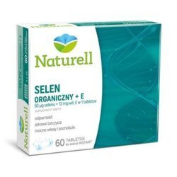 Naturell Selen Organiczny + E 60 tabletek do ssania