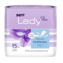 WKŁADKI UROLOGICZNE SENI LADY SLIM NORMAL 15SZTUK