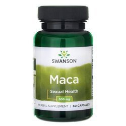 SWANSON MACA EKSTRAKT 500MG 60 KAPSUŁEK