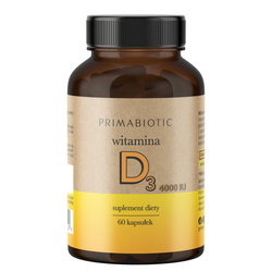 Primabiotic Witamina D3 4000 IU 60 kapsułek