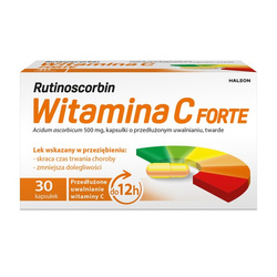Rutinoscorbin Witamina C Forte 500 mg 30 kapsułek