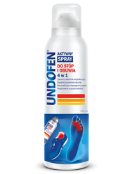 UNDOFEN AKTYWNY SPRAY DO STÓP I OBUWIA 4W1 150ML
