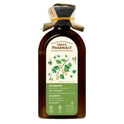 Green Pharmacy, Szampon z brzozą i olejem rycynowym, 350 ml