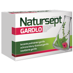NATURSEPT GARDŁO 18PASTYLEK DO SSANIA
