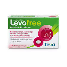 LEVOFREE 60MG, na suchy kaszel, 20TABLETEK