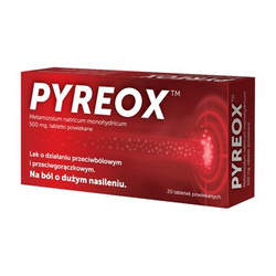Pyreox 500 mg 20 tabletek