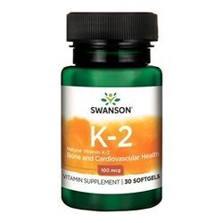 SWANSON WITAMINA K2 100MCG 30 KAPSUŁEK