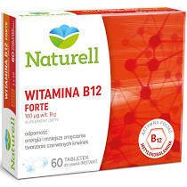 Naturell Witamina B12 Forte 60 tabletek do rozgryzania i żucia
