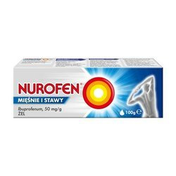 Nurofen Mięśnie i Stawy, żel przeciwbólowy, ibuprofen, 100 g