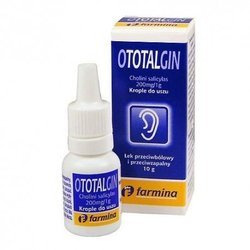 OTOTALGIN KROPLE DO USZU 10G